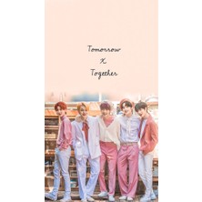 Tomorrow x Together Defter 1 Adet Özel Tasarım A4 Boyutu 21*29 cm  Telli Kareli Defter