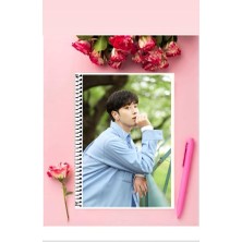 Anime And Your World 2pm Defter 1 Adet Özel Tasarım A4 Boyutu Telli Kareli Defter 21*29 cm
