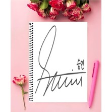 Anime And Your World Seungmin Stray Kids Defter 1 Adet Özel Tasarım A4 Boyutu 21*29 cm Telli Çizgili Büyük Boy Defter