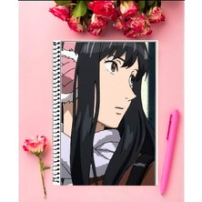 Parastyle The Maxim   Anime Defter 1 Adet Özel Tasarım A4 Boyutu 21*29 cm Telli Kareli