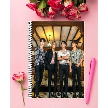 Anime And Your World The Rose (Kim Woo-Sung, Park Do-Joon, Lee Ha-Joon ve Lee Jae-Hyeong) Defter 1 Adet A4 Defter