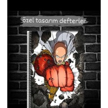 Anime Saitama Özel Tasarım Defter