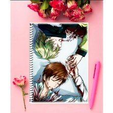 Zetsuen No Tempest Anime   Defter 1 Adet Özel Tasarım A4 Boyutu 21*29 cm  Telli Kareli Defter