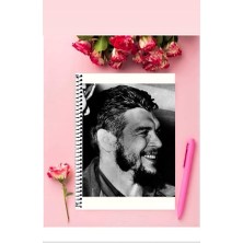 Anime And Your World Ernesto Che Guevara Defter 1 Adet Özel Tasarım A4 Boyutu Telli Kareli Defter 21*29 cm