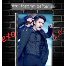 Exo D.o Özel Tasarım Defter K Pop
