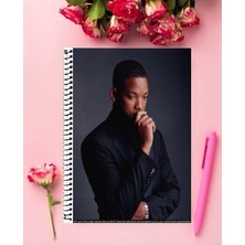Anime And Your World Will Smith Defter 1 Adet Özel Tasarım A4 Boyutu 21*29 cm  Telli Kareli defter