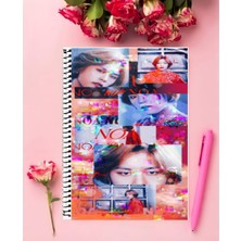 T1419 (Noa, Sian, Kevin, Gunwoo, Leo, On, Zero, Kairi And Kio) Defter 1 Adet Özel Tasarım A4 Boyut