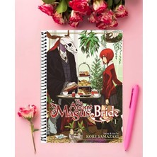 The Ancient Magus Bride  Anime   Defter 1 Adet Özel Tasarım A4 Boyutu 21*29 cm  Telli Kareli