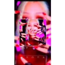 Blackpink(Rose-Lisa-Jennie-Jisoo) Defter 1 Adet A4 Boyutu 21*29 cm Telli Çizgisiz Büyük Boy 