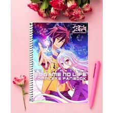 No Game No Life Anime   Defter 1 Adet Özel Tasarım A4 Boyutu 21*29 cm  Telli Kareli Defter