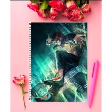 Anime And Your World Kekkai Sensen   Anime Defter 1 Adet Özel Tasarım A4 Boyutu 21*29 cm Telli Kareli