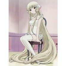 Chobits Anime Defter 1 Adet Özel Tasarım A4 Boyutu 21*29 cm  Telli Kareli Defter