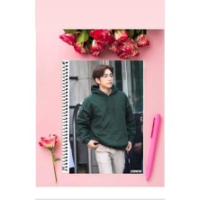 Got7  Defter 1 Adet Özel Tasarım A4 Boyutu Telli Kareli Defter 21*29 cm