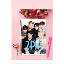 Anime And Your World 2pm Defter 1 Adet Özel Tasarım A4 Boyutu Telli Kareli Defter 21*29 cm
