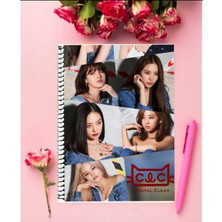 Clc ( Seungyeon, Seunghee, Sorn, Elkie, Eunbin, Yujin ve Yeeun) 1 Adet  Defter A4 Boyutu 21*29 cm