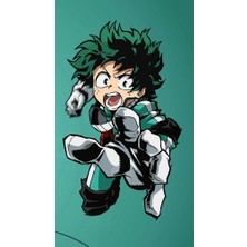 Anime And Your World Midoriya Izuku Anime Defter 1 Adet Özel Tasarım A4 Boyutu 21*29 cm  Telli Kareli Defter