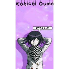 Anime And Your World Kokichi Ouma Defter 1 Adet Özel Tasarım A4 Boyutu 21*29 cm Telli Çizgili Büyük Boy Defter