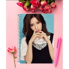 Anime And Your World Sistar (Girin.bora.soyou.dasom) Defter 1 Adet Özel Tasarım A4 Boyutu 21*29 cm  Telli Çizgili Defter