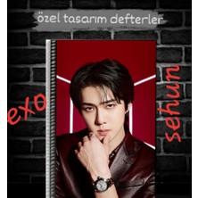 Anime And Your World Exo Sehun Özel Tasarım Defter K Pop