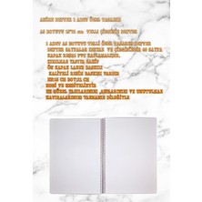 Bts Defter 1 Adet Özel Tasarım A4 Boyutu Telli Kareli Defter 21*29 cm
