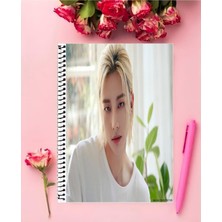 Anime And Your World Hyunjin Stray Kids Defter 1 Adet Özel Tasarım A4 Boyutu 21*29 cm Telli Çizgisiz Büyük Boy