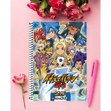 Anime And Your World Inazuma Eleven Go Anime Defter 1 Adet Özel Tasarım A4 Boyutu 21*29 cm  Telli Çizgili defter