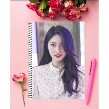 Anime And Your World Everglow Kpop  Defter 1 Adet Özel Tasarım A4 Boyutu 21*29 cm  Telli Kareli Defter