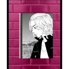 Mikey Tokyo Revengers Anime Manga Defter 1 Adet Özel Tasarım A4 Boyutu 21*29 cm  Telli Kareli