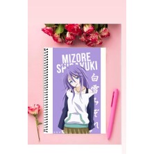 Anime And Your World Mizore Shirayukanime Defter 1 Adet Özel Tasarım A4 Boyutu Telli Çizgili Defter 21*29 cm