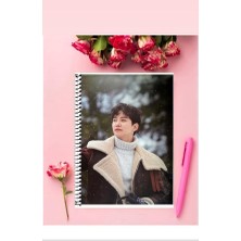 2pm Defter 1 Adet Özel Tasarım A4 Boyutu Telli Kareli Defter 21*29 cm