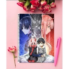Date A Live Anime   Defter 1 Adet Özel Tasarım A4 Boyutu 21*29 cm  Telli Kareli Defter