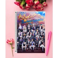 Hypnosis Mic Division Rap Battle Anime   Defter 1 Adet Özel Tasarım A4 Boyutu 21*29 cm  Telli Defter