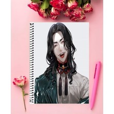 Tokyo Revengers  Anime Defter 1 Adet Özel Tasarım A4 Boyutu 21*29 cm  Telli Çizgili defter