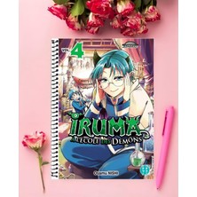 Anime And Your World Mairimashita! Iruma-Kun Anime Defter 1 Adet Özel Tasarım A4 Boyutu 21*29 cm  Telli Çizgili defter