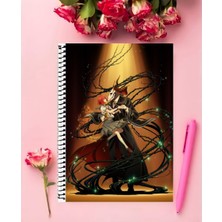 Anime And Your World The Ancient Magus Bride  Anime   Defter 1 Adet Özel Tasarım A4 Boyutu 21*29 cm  Telli Kareli