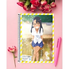 Anime And Your World Ijiranaide, Nagatoro-San Anime Defter 1 Adet Özel Tasarım A4 Boyutu 21*29 cm  Telli Çizgili defter