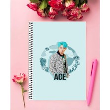 Anime And Your World Vav (St. Van, Baron, Ace, Ayno, Jacob, Lou ve Ziu) Telli Defter 1 Adet Özel Tasarım A4 Boyutu