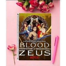 Anime And Your World Blood Of Zeus Anime Defter 1 Adet Özel Tasarım A4 Boyutu 21*29 cm  Telli Çizgili Defter