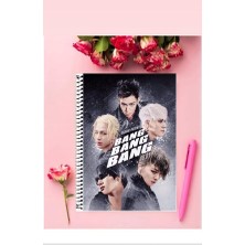 Anime And Your World Big Bang Defter 1 Adet Özel Tasarım A4 Boyutu Telli Kareli Defter 21*29 cm