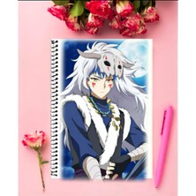Anime And Your World Akatsuki No Yona Anime Defter 1 Adet Özel Tasarım A4 Boyutu 21*29 cm Telli Çizgili Defter