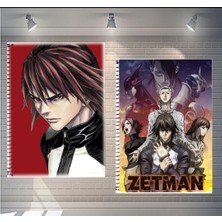 Zetman  Anime Defter 2 Adet  Özel Tasarım A4 Boyutu 21*29CM Telli Kareli Defter