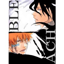 Anime And Your World Bleach Anime Defter 1 Adet Özel Tasarım A4 Boyutu 21*29 cm  Telli Kareli Defter