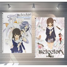 Anime And Your World Selector Infected Wixoss  Anime Defter 2 Adet  Özel Tasarım A4 Boyutu 21*29CM Telli Kareli Defter