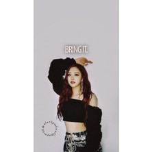 Anime And Your World Blackpink(Rose-Lisa-Jennie-Jisoo Defter 1 Adet A4 Boyutu 21*29 cm Telli Çizgili Büyük Boy Defter
