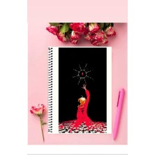 Fullmetal Alchemist  Anime Defter 1 Adet Özel Tasarım A4 Boyutu Telli Kareli Defter 21*29 cm