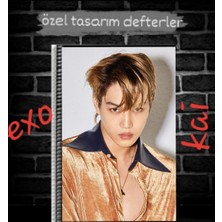 Exo Kai Özel Tasarım Defter K Pop