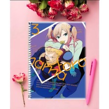 Anime And Your World Hamatora The Animation Anime Defter 1 Adet Özel Tasarım A4 Boyutu 21*29 cm  Telli Kareli Defter