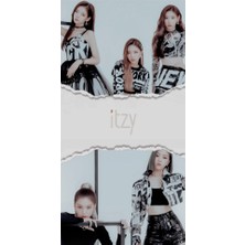 Itzy Defter 1 Adet Özel Tasarım A4 Boyutu 21*29 cm  Telli Kareli Defter
