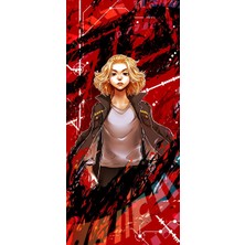 Tokyo Revengers Anime Defter 1 Adet Özel Tasarım A4 Boyutu 21*29 cm  Telli Kareli defter