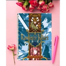 Anime And Your World Romeo x Juliet  Anime   Defter 1 Adet Özel Tasarım A4 Boyutu 21*29 cm  Telli Çizgili Defter